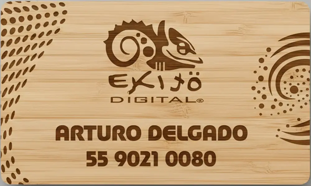 Tarjeta Bambú Orgánico